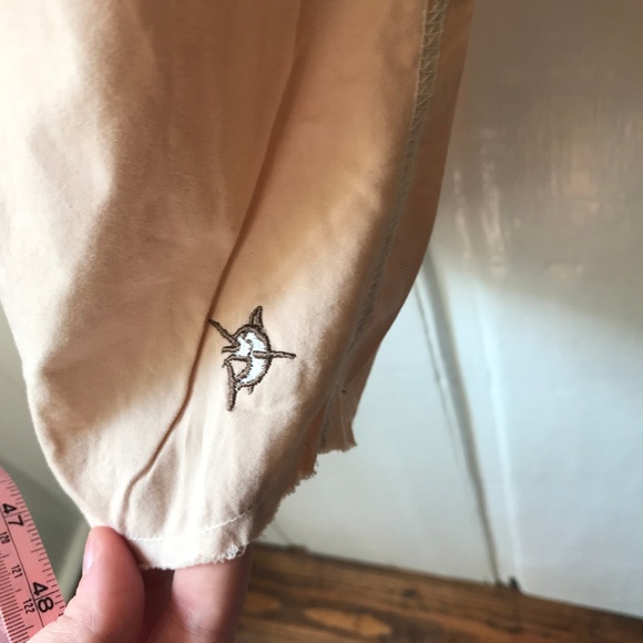 White Marlie Mens Button Down XL - Picture 4 of 6